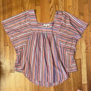 Madewell Multicolor Striped Blouse